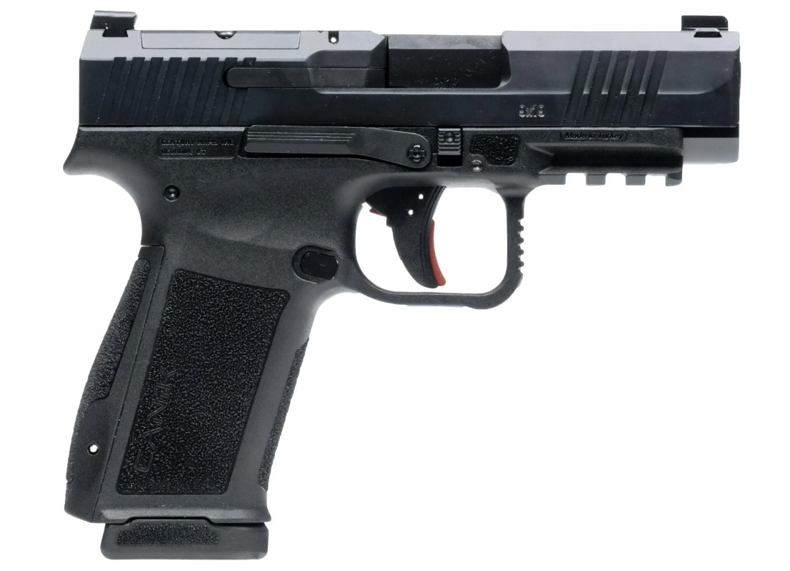 Canik METE 9mm Optics Ready Slide Cut 17+1, Black - MC9LS - Canik