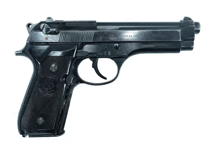 Beretta LE Trade In 92 SB 9mm 4.92" 15rd Pistol, Black - 92 SB - Beretta