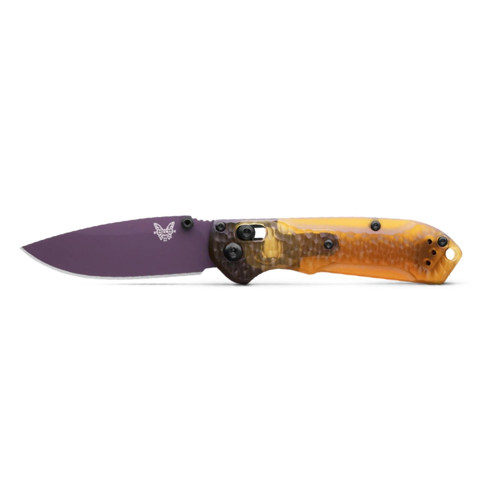 Benchmade Mini Freek Folding Drop Point Knife, Amethyst - 565PL-2501 - Benchmade