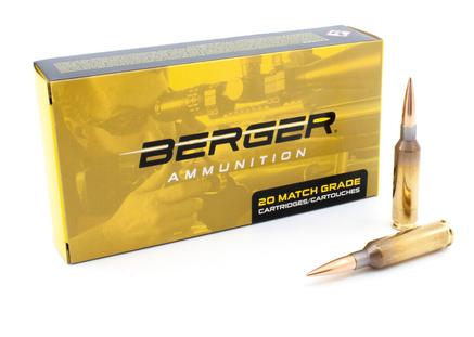 Berger Bullets Long Range Hybrid Target 6mm Creedmoor 109 gr OTM 20rds - Berger Bullets