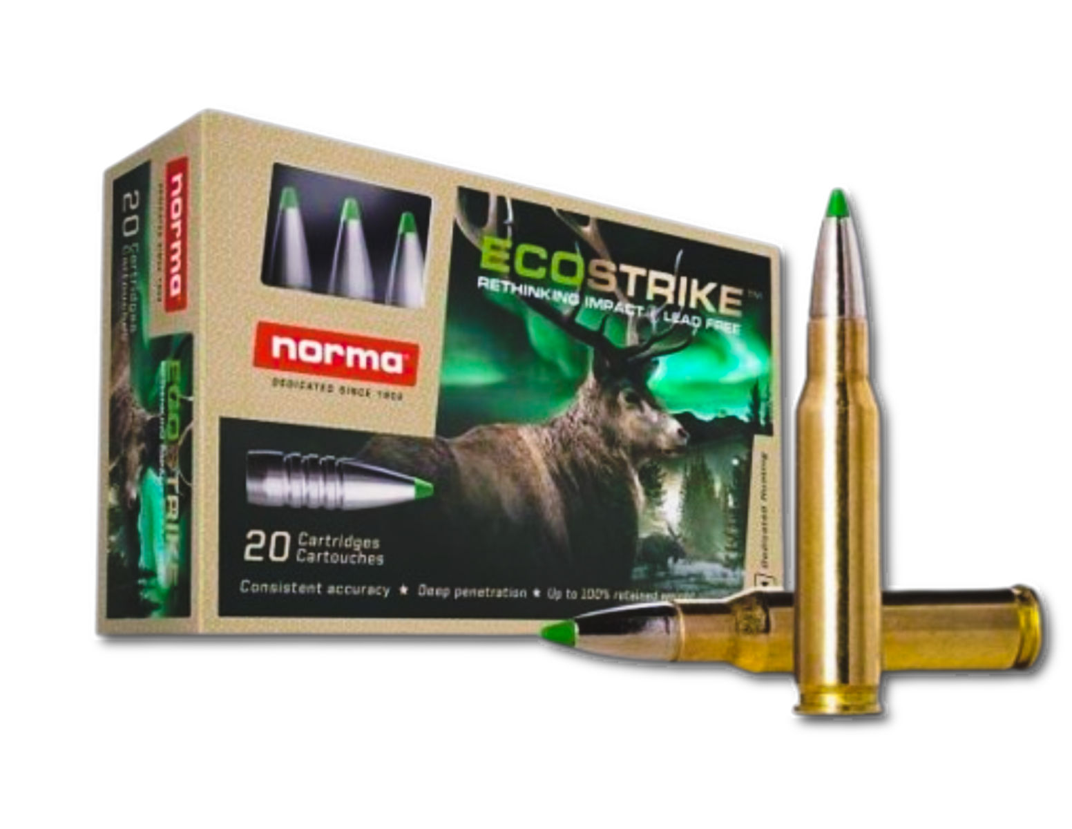 Norma Ecostrike .308 Win 150 gr PTBT 20rds - Norma