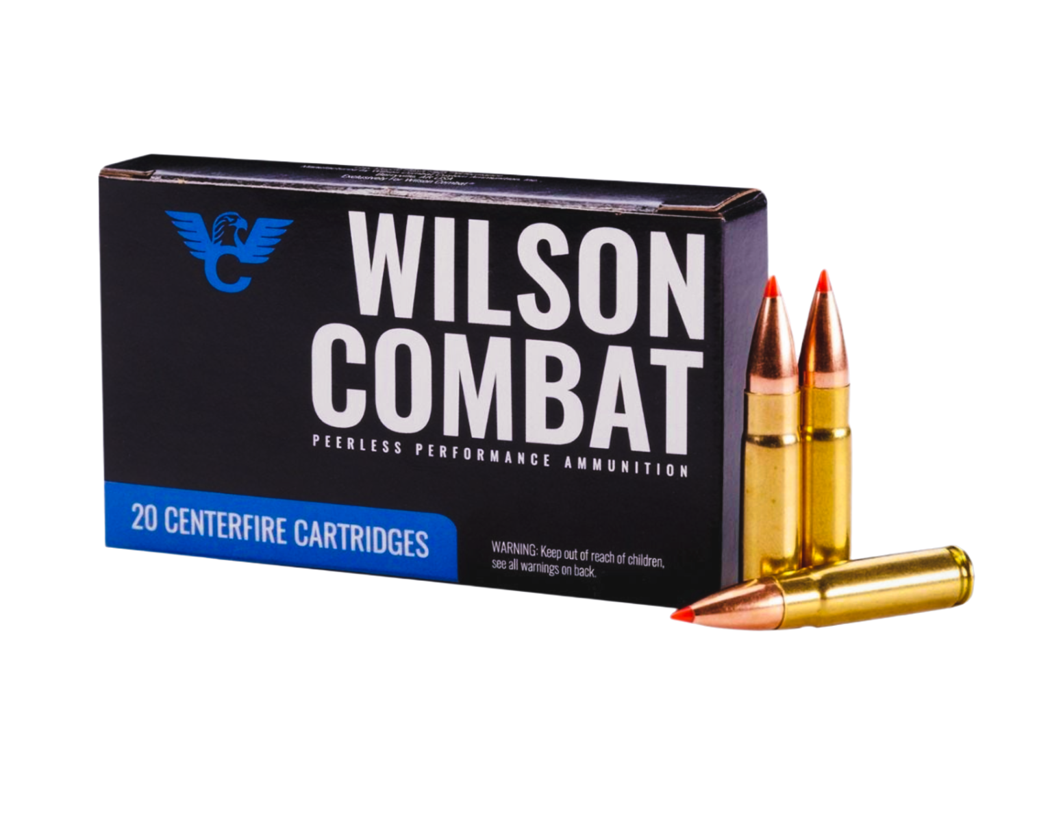 Wilson Combat .300 AAC Blackout 110 gr V-Max PTFB 20rds - A300BLK110VMAX - Wilson Combat
