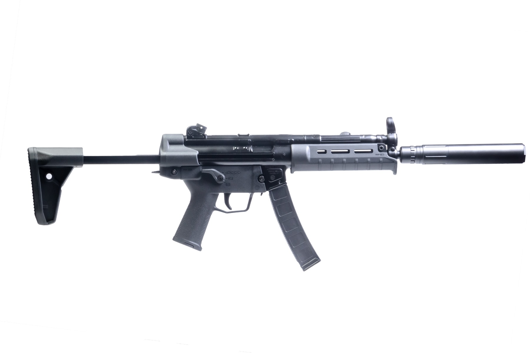 Century AP5-L 9mm 16.5" 32rd Semi-Auto Rifle, Black - RI5600S-N - Century Arms