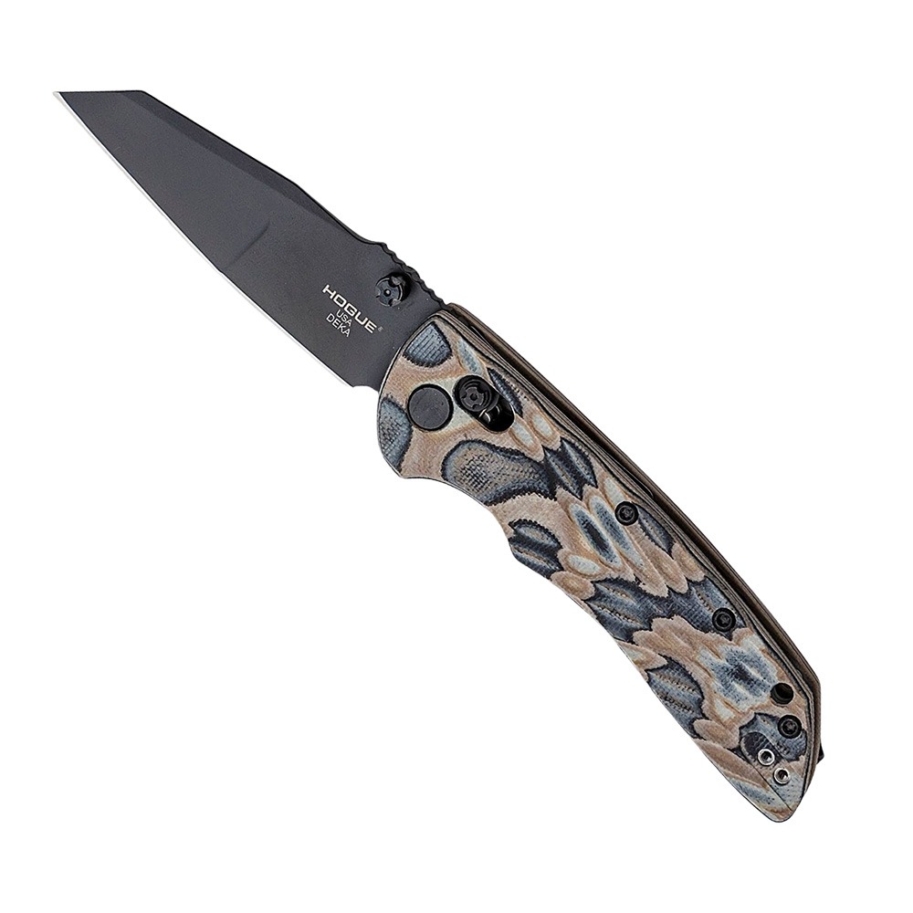 Deka 3.25 ABLE Lock Folder - Modified Wharncliffe Blade Black Finish - G-10 Frame - G-Mascus Dark Earth
