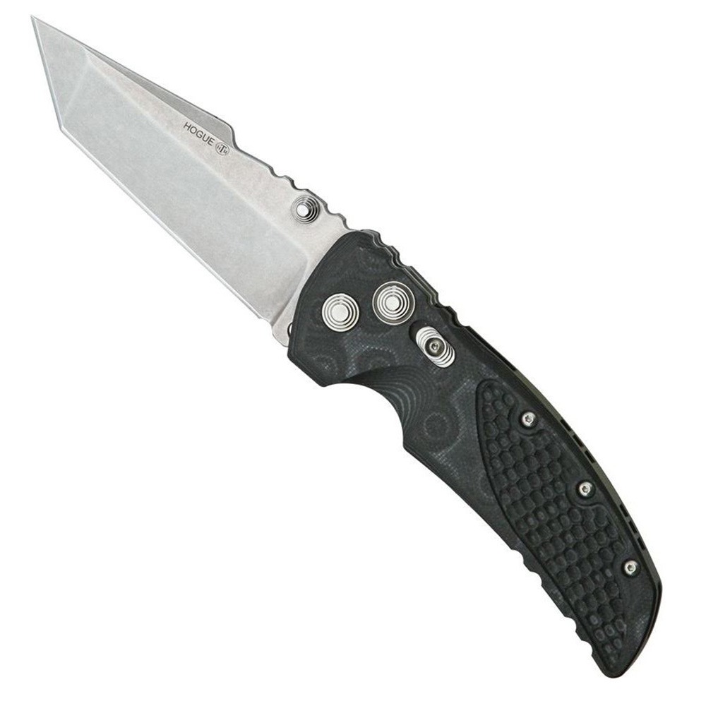 Hogue EX-01 Folding Knife Tanto, G-Mascus Black