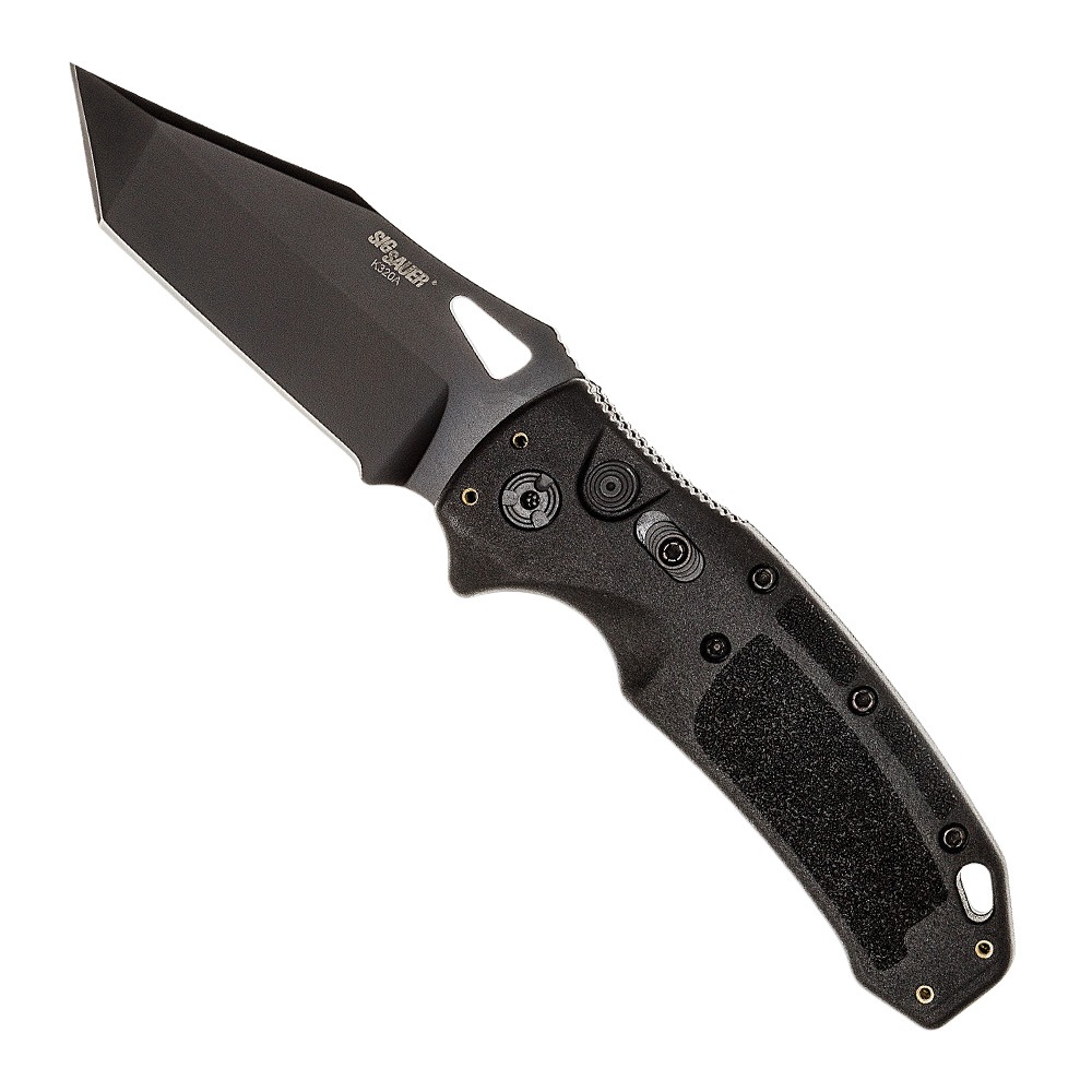 Sig K320A Nitron | Automatic Folder | Tanto Blade Black Finish | Polymer Frame | 3.5 inch | Black