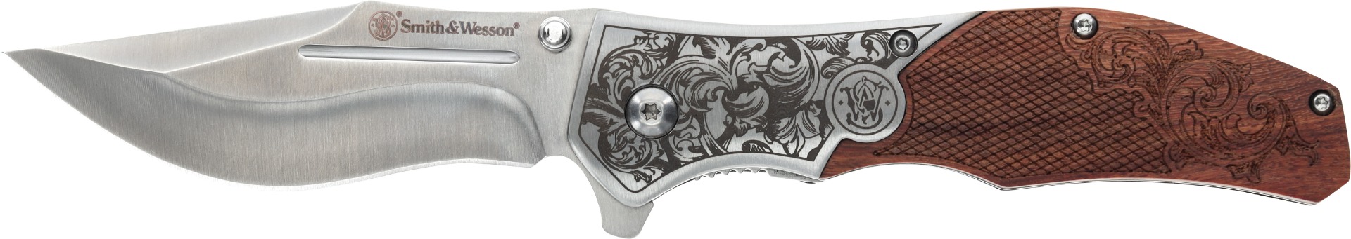 Smith & Wesson Unwavered Folding Knife Drop Point - Smith & Wesson