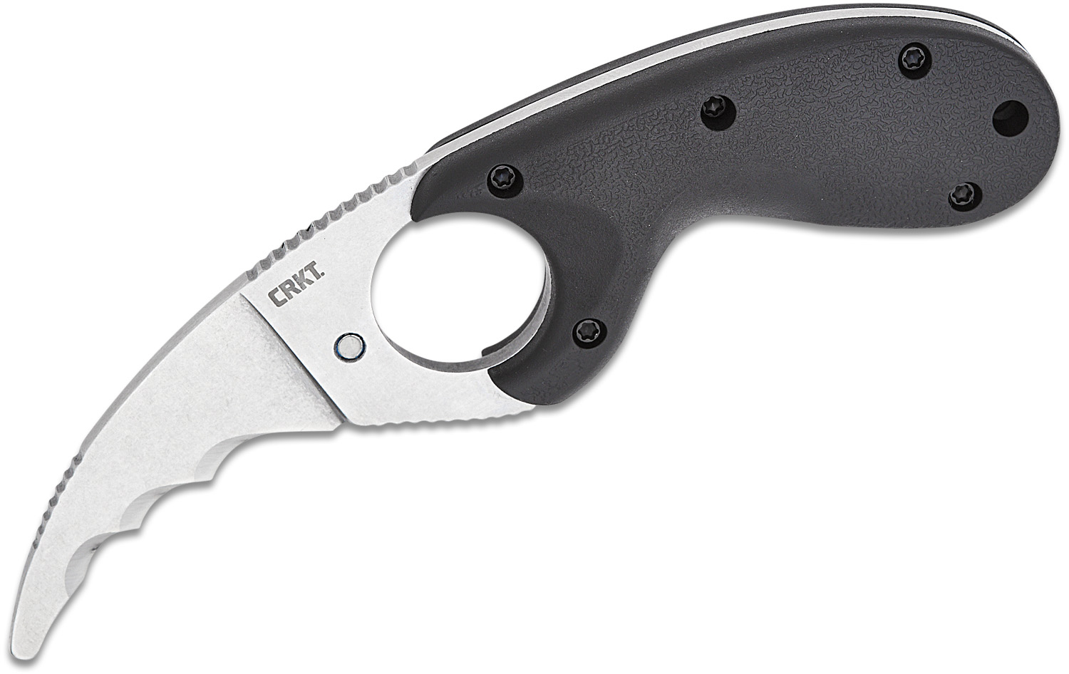 CRKT Bear Claw Fixed Knife Hawkbill, Black - Crkt