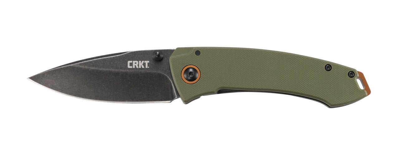 CRKT Tuna Folding Knife Spear Point, Green - Crkt
