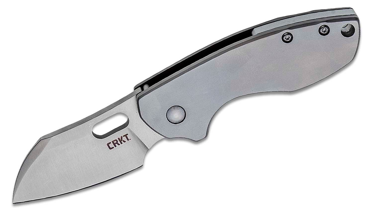 CRKT Pilar Folding Knife Sheepsfoot, Gray - Crkt