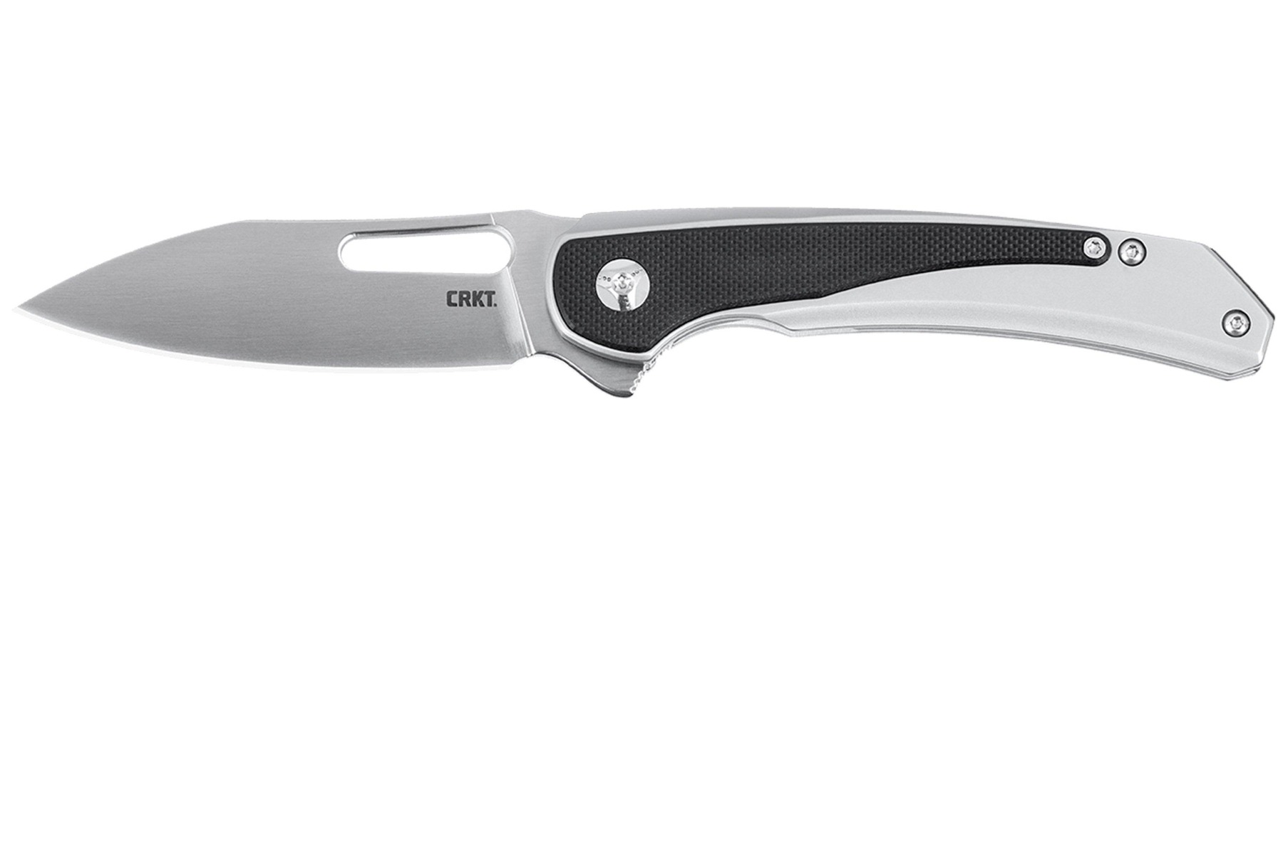 CRKT Padawan Folding Knife Drop Point, Black/Gray - Crkt