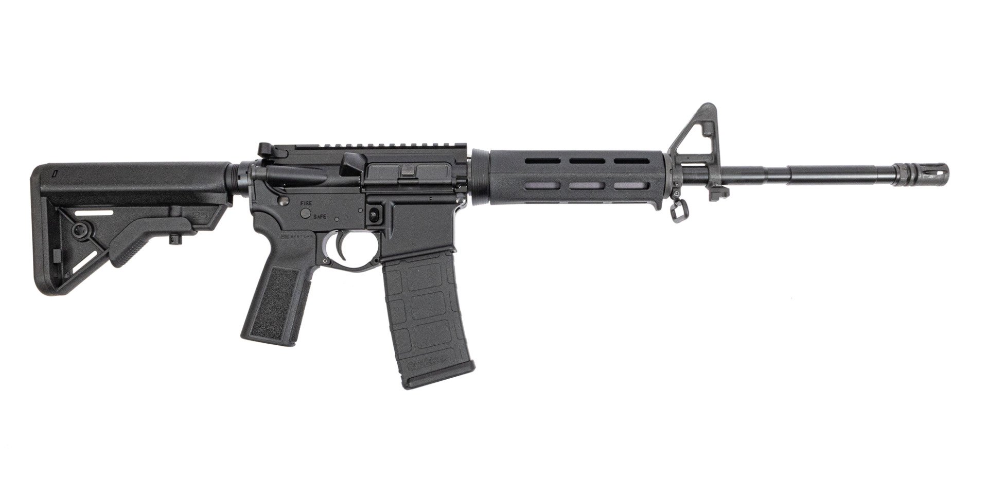 PSA 16" Nitride M4 Carbine 5.56 B5 Systems Rifle, Black - Palmetto State Armory