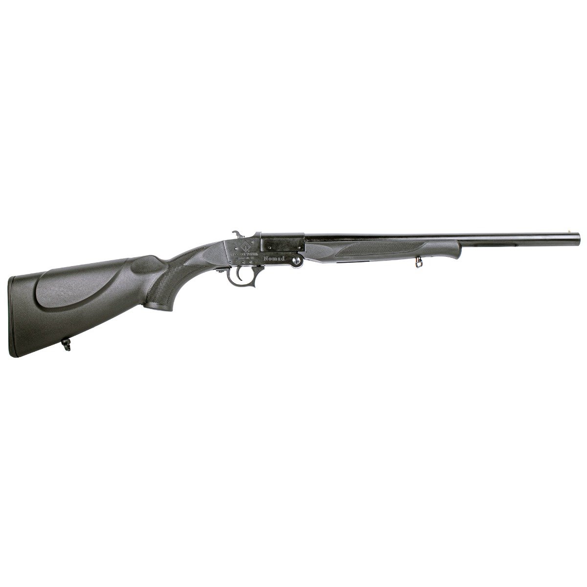 ATI Nomad SGS 20 Gauge 18.5" Single Shot Break Action Folding Shotgun, Black - Ati