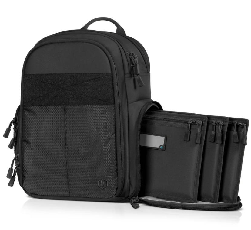 Savior Equipment SEMA Compact Backpack w/ 3 Pistol Cases - Black - Savior Equipment