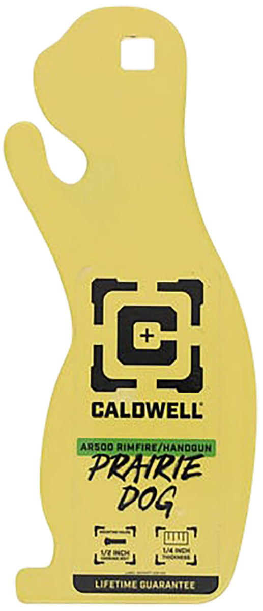 Caldwell Prairie Dog Target 0.25", Yellow - Caldwell