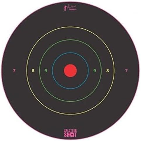 Pro-Shot Products Round Bull's Eye Multi-Color Rings Target 8" x 8" Bag of 6 - Ps Products