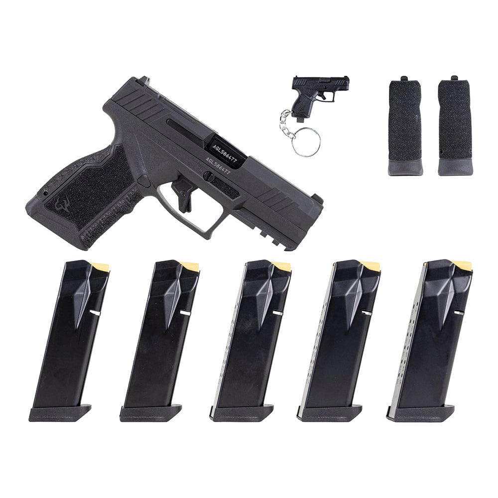 Taurus GX4 Carry 3.7" 9MM (2)15rd Pistol, w/ RDS TORO and 3 Extra Mags, BK/BK