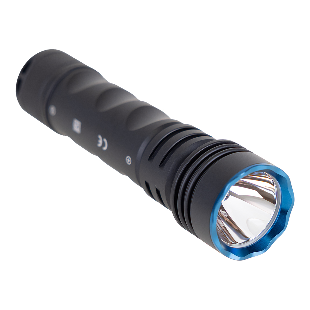 Olight Seeker 4 Rechargeable LED Flashlight, Matte Black, 3100 Max Lumens, Black