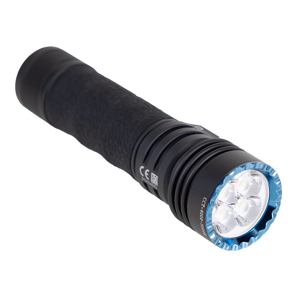 Olight Seeker 4 Pro Rechargeable Neutral White LED Flashlight, Matte Black, 4600 Max Lumens - Olight