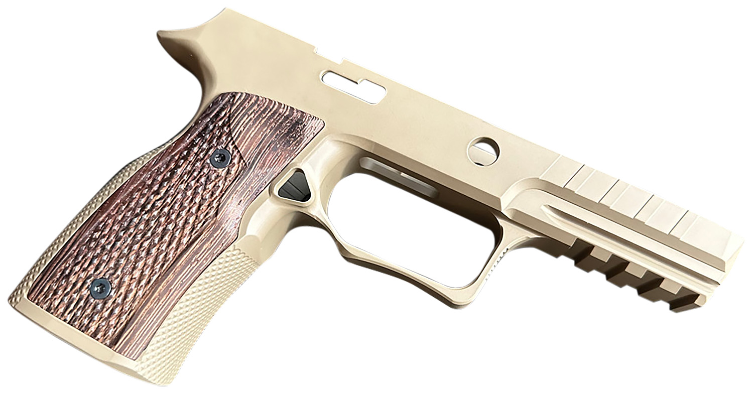 Sharps Bros Grip Module - Fits Sig P320, Flat Dark Earth, Premium Customization for Enhanced Ergonomics and Tactical Advantage - SBGM10
