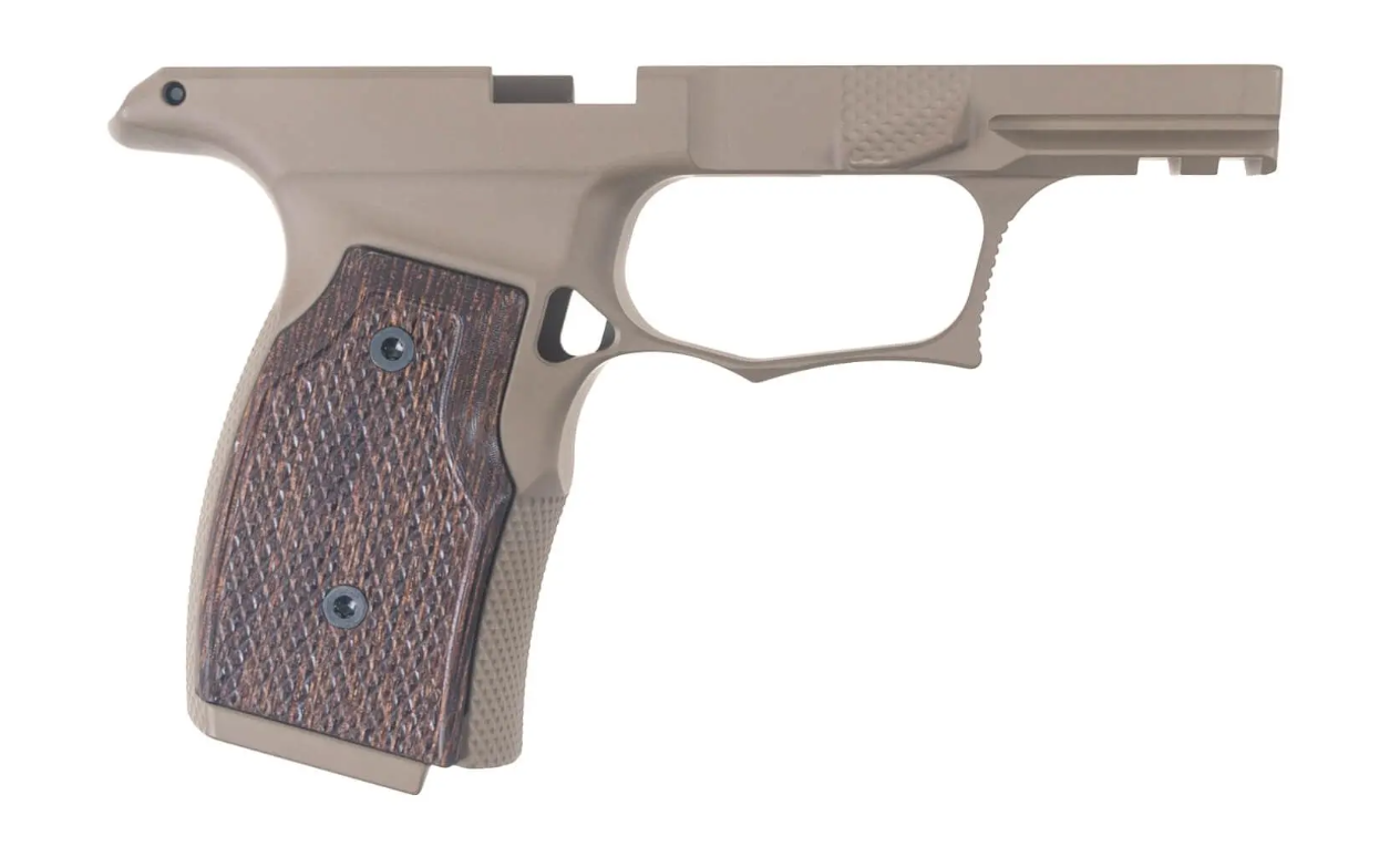 Sharps Bros Gen 2 Grip Module - Fits Sig P365X/P365XL, Flat Dark Earth, Ergonomic Upgrade for Superior Control and Accuracy - SBGM04-G2 - Sharps Bros