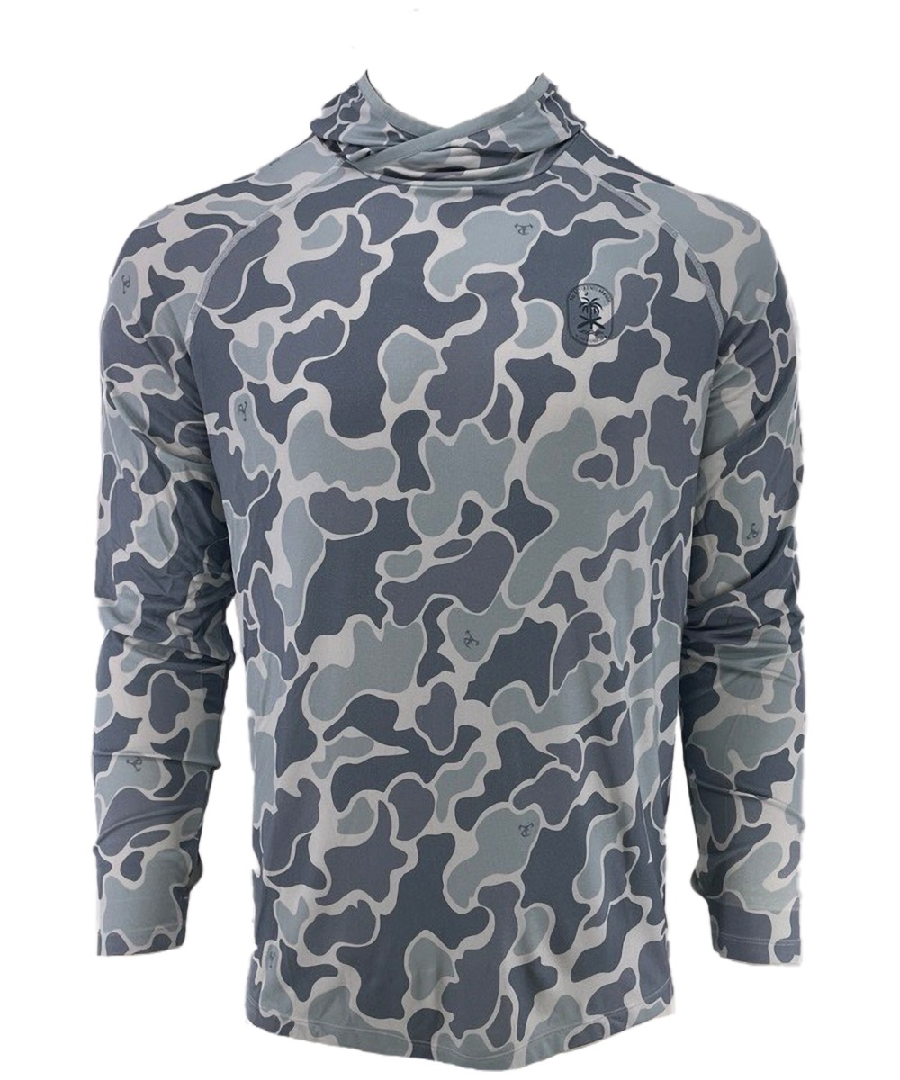 PSA Performance Hoodie with Logo, Citadel Blue Camo - 2X-Large - Palmetto State Armory