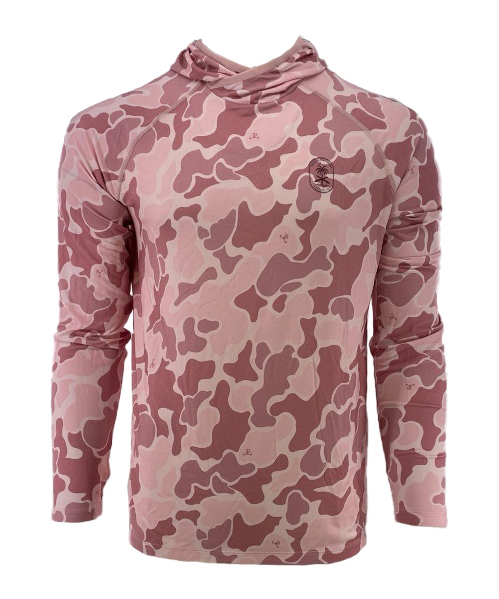 PSA Performance Hoodie with Logo, Rose Smoke Camo - Large - Palmetto State Armory