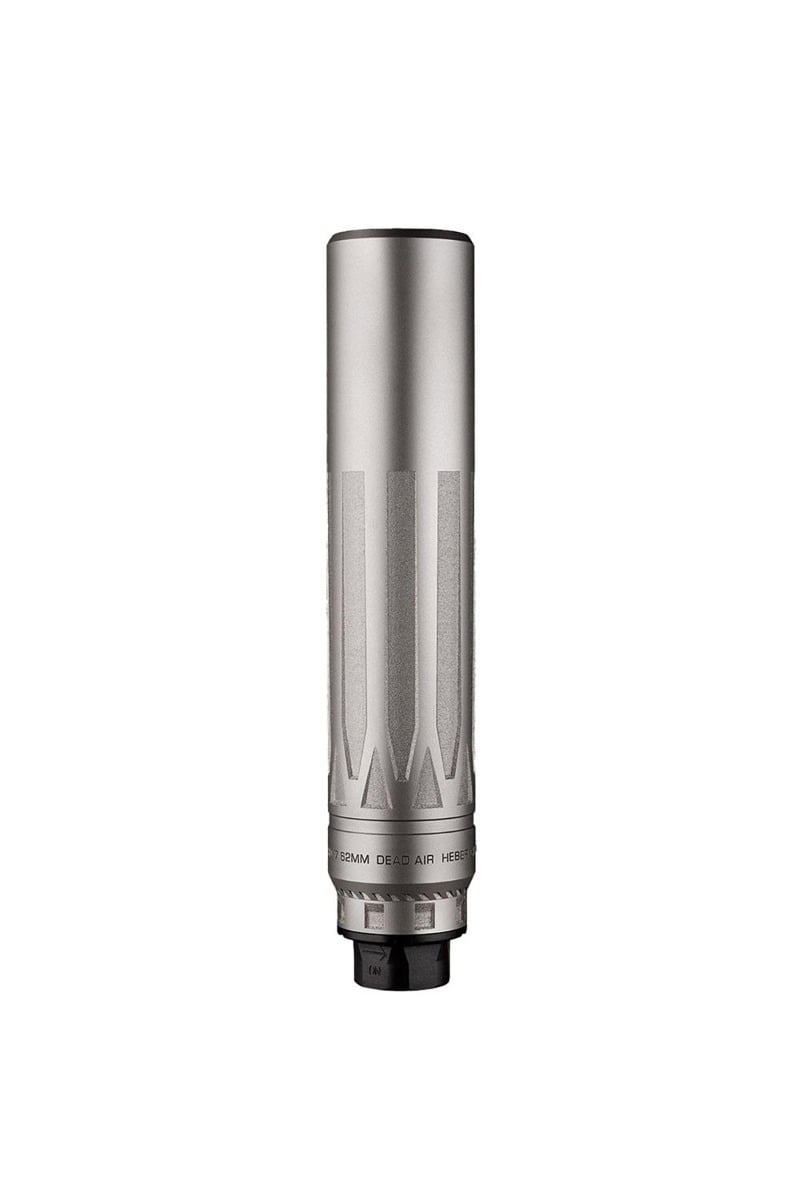 Dead Air Nomad LTi XC Xeno Rifle Suppressor - Silver - Dead Air