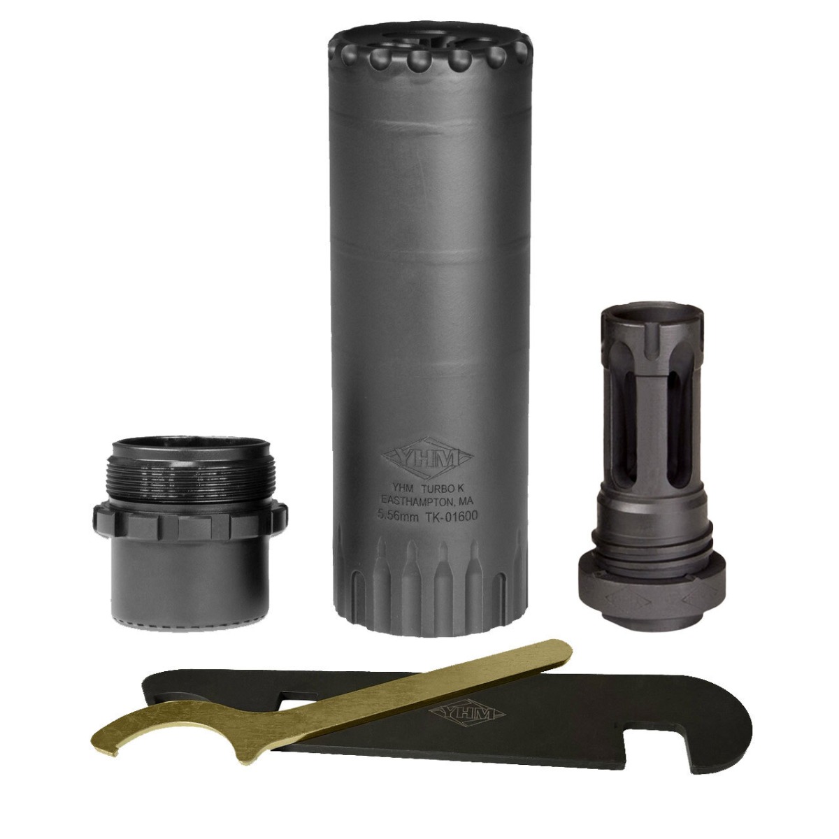 YHM Turbo K-RB 556mm Rifle Suppressor with Flash Hider - Yhm
