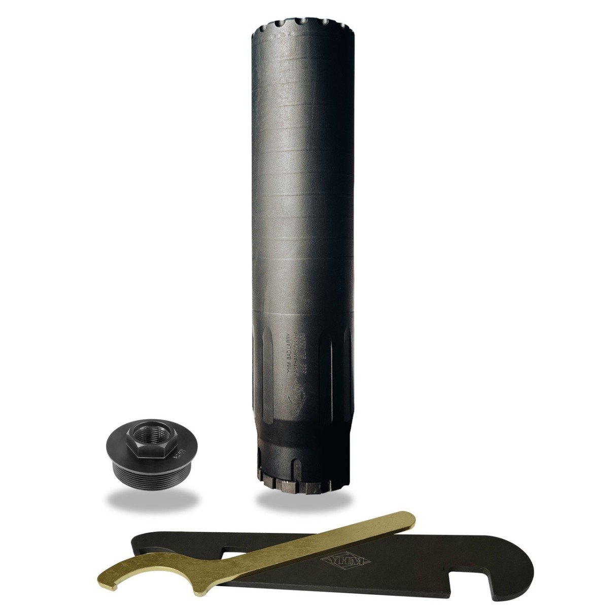 YHM Bad Larry 338 Cal Direct Thread Rifle Suppressor - Yhm