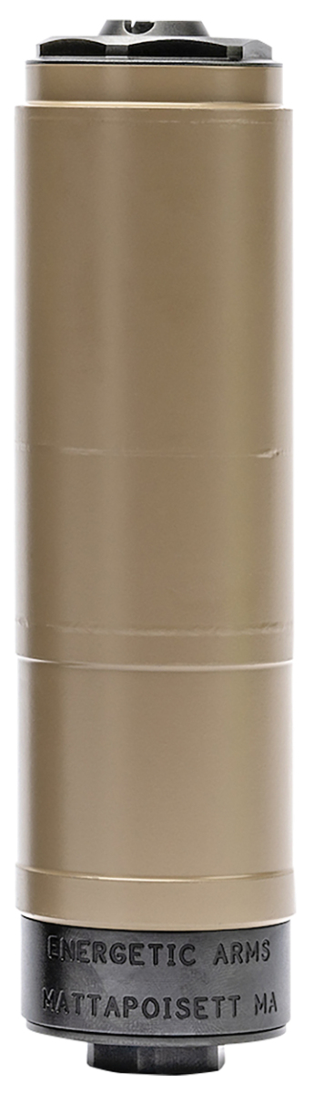 Energetic Armament  Ferox 5.56mm Direct Thread Rifle Suppressor - FDE - Energetic Armament