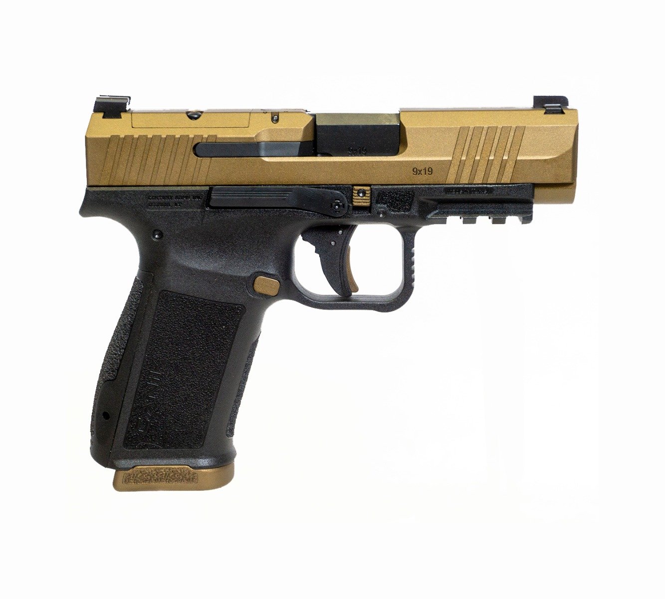 Canik METE MC9LS OR 9mm 3.5 17rd Pistol, Bronze/Black - Canik