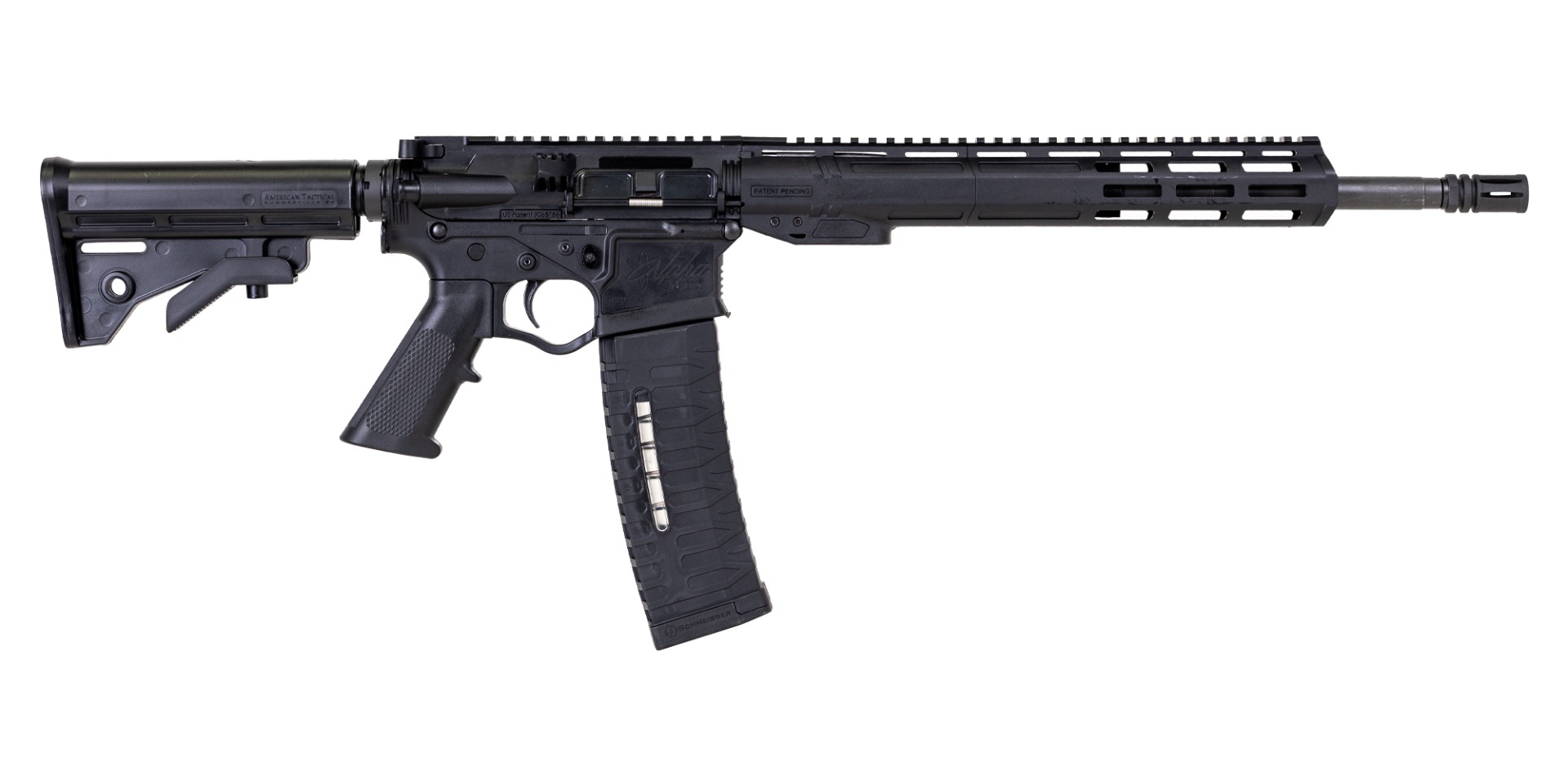 ATI Alpha MAXX 16" 5.56 NATO 13" MLOK 60rd Rifle, Black - ATIGAX55613ML60 - American Tactical