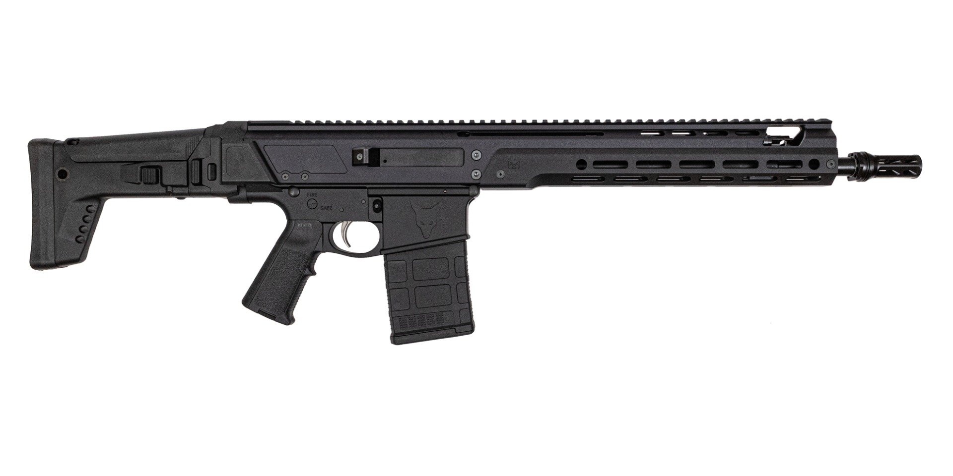 PSA JAKL 14.5" Rifle Length .308 1:10 Nitride Huxwrx MOE EPT F5 Stock Rifle, Blk - Palmetto State Armory