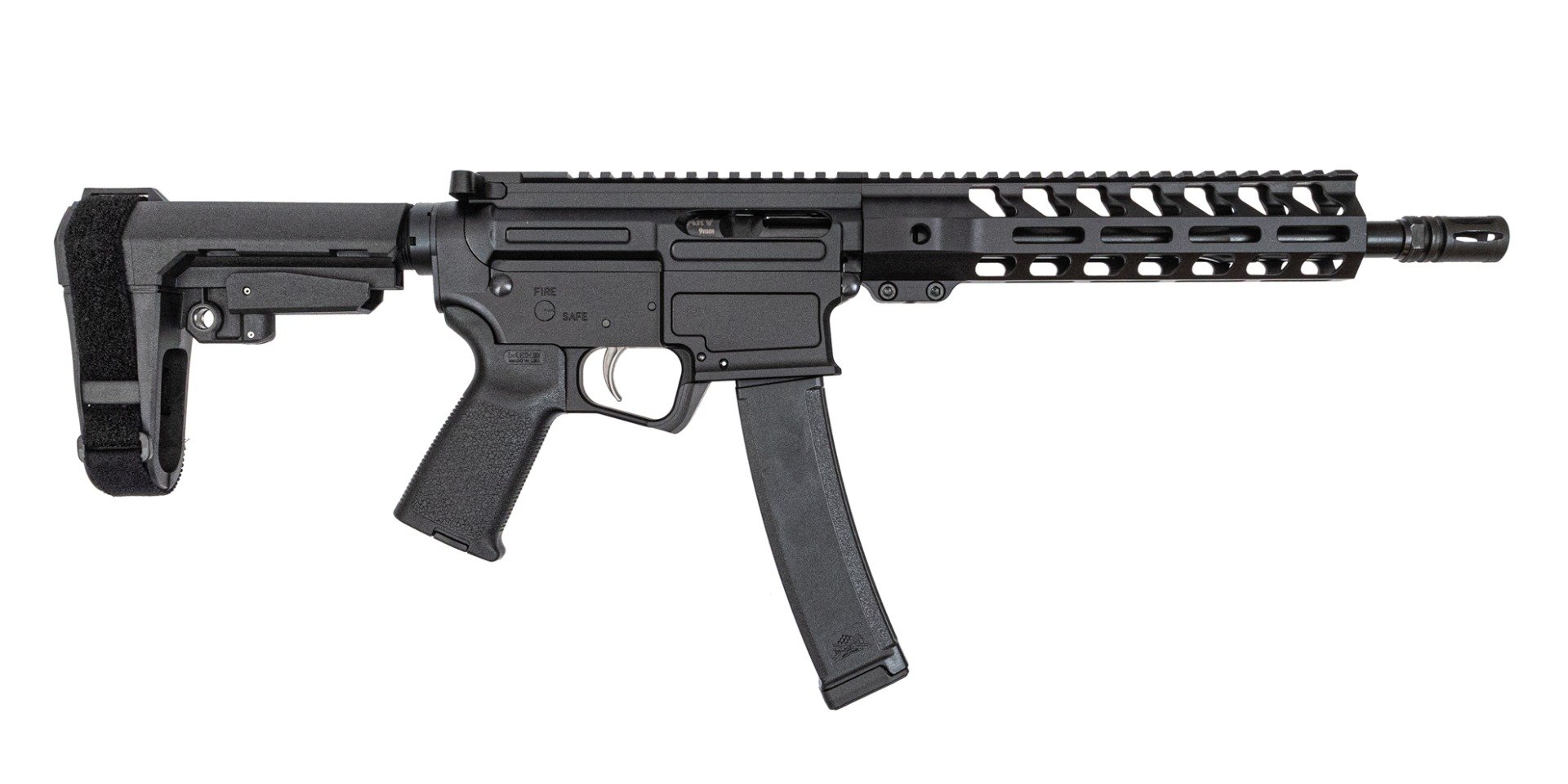 PSA AR-V 10.5" 9mm 1/10 Lightweight M-Lok MOE EPT SBA3 Pistol