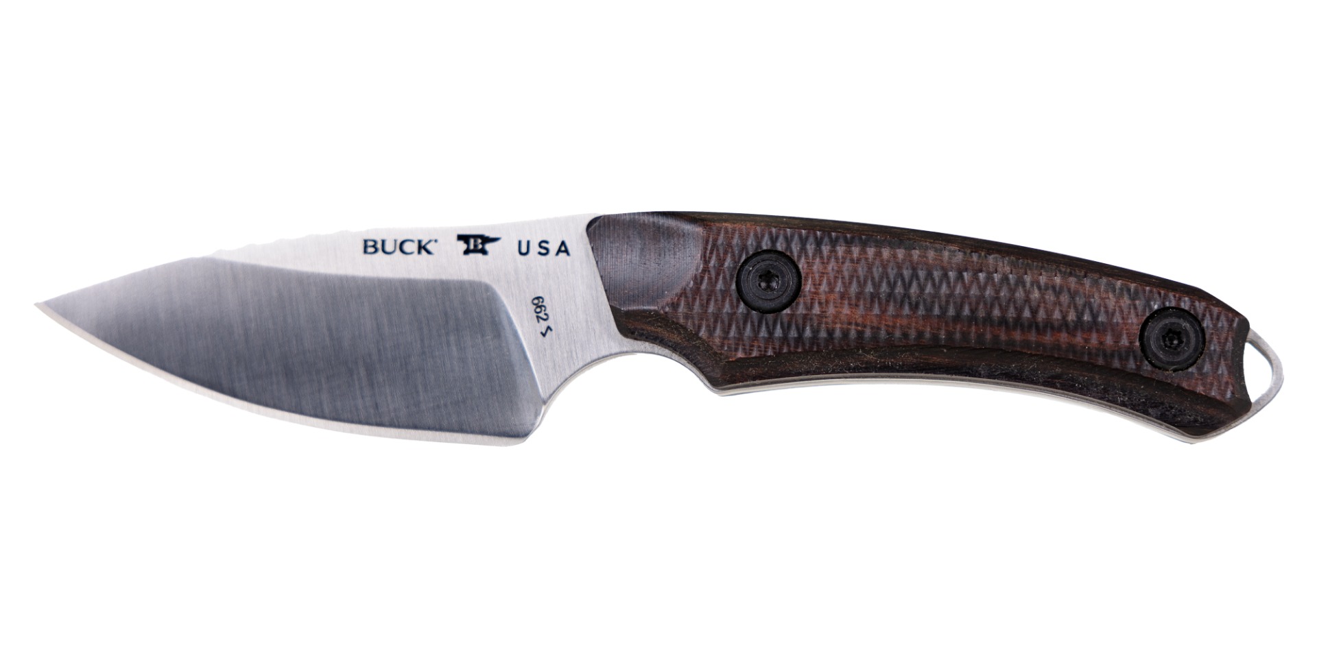 Buck Alpha Scout Pro Fixed Blade Drop Point Knife, Walnut - 0662WAS-B - Buck Knives