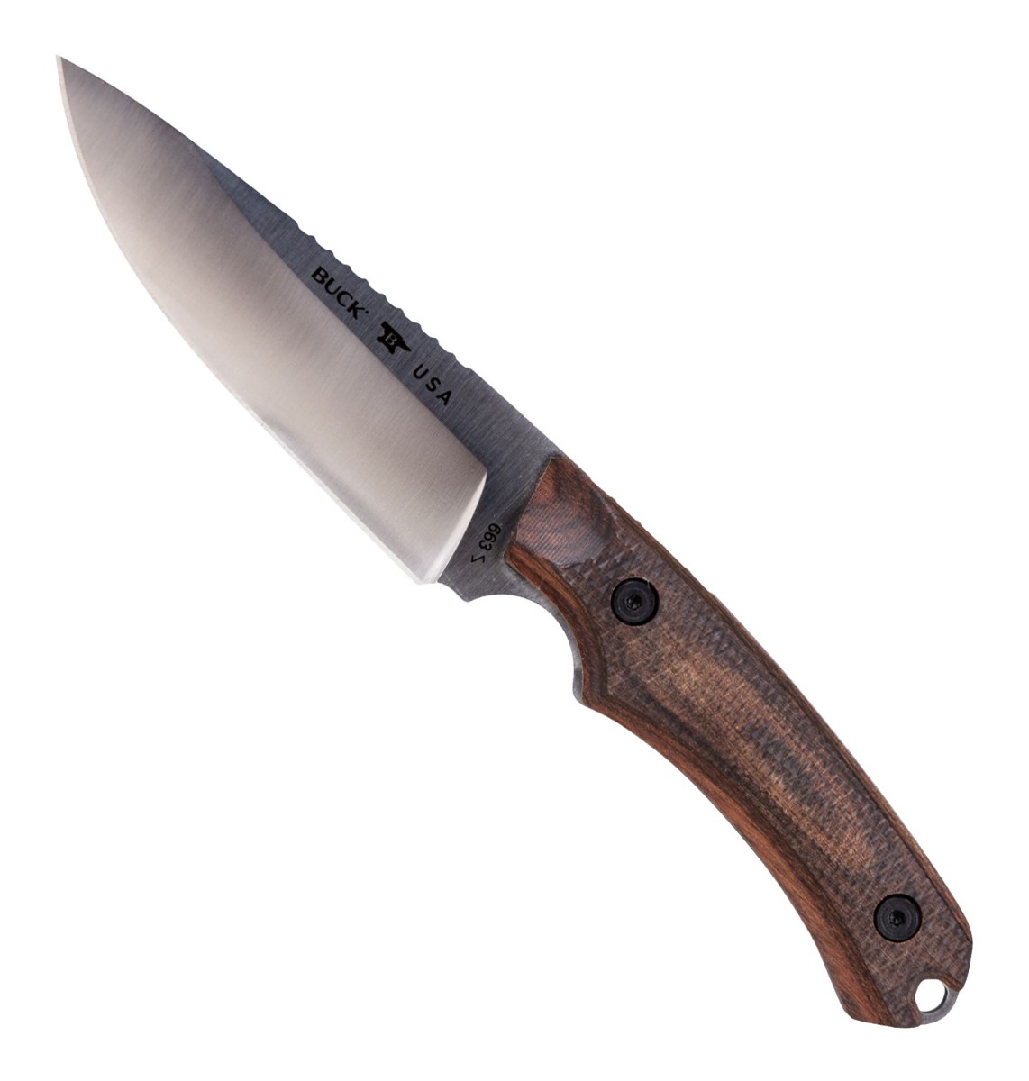 Buck Knives Buck Alpha Guide Pro Fixed Blade Drop Point Knife, Walnut - 0663WAS-B