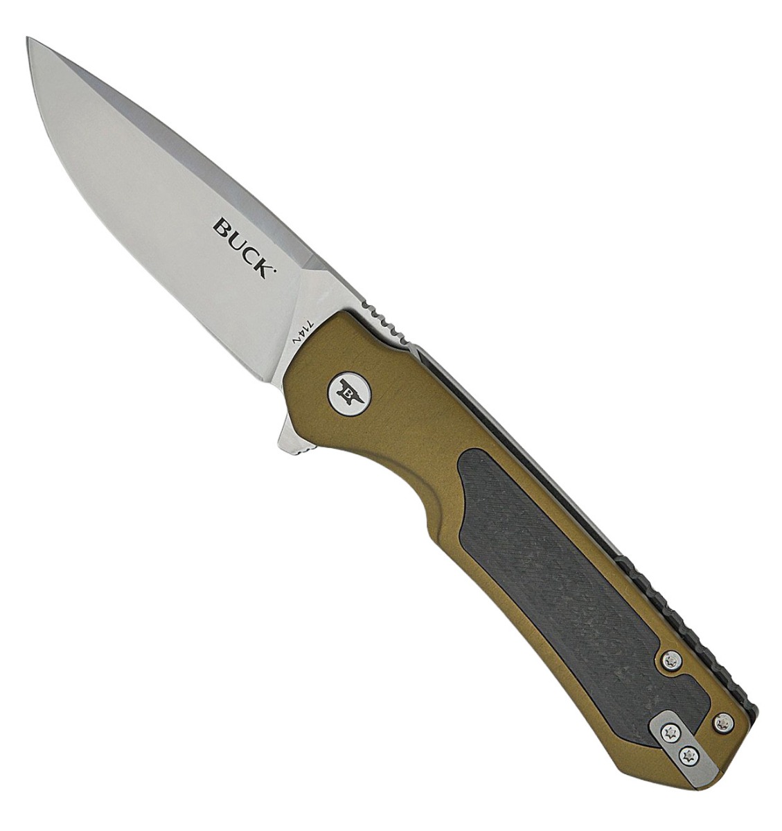 Buck Knives Buck Stinger Folding Drop Point Knife, Green - 0714GRS-C