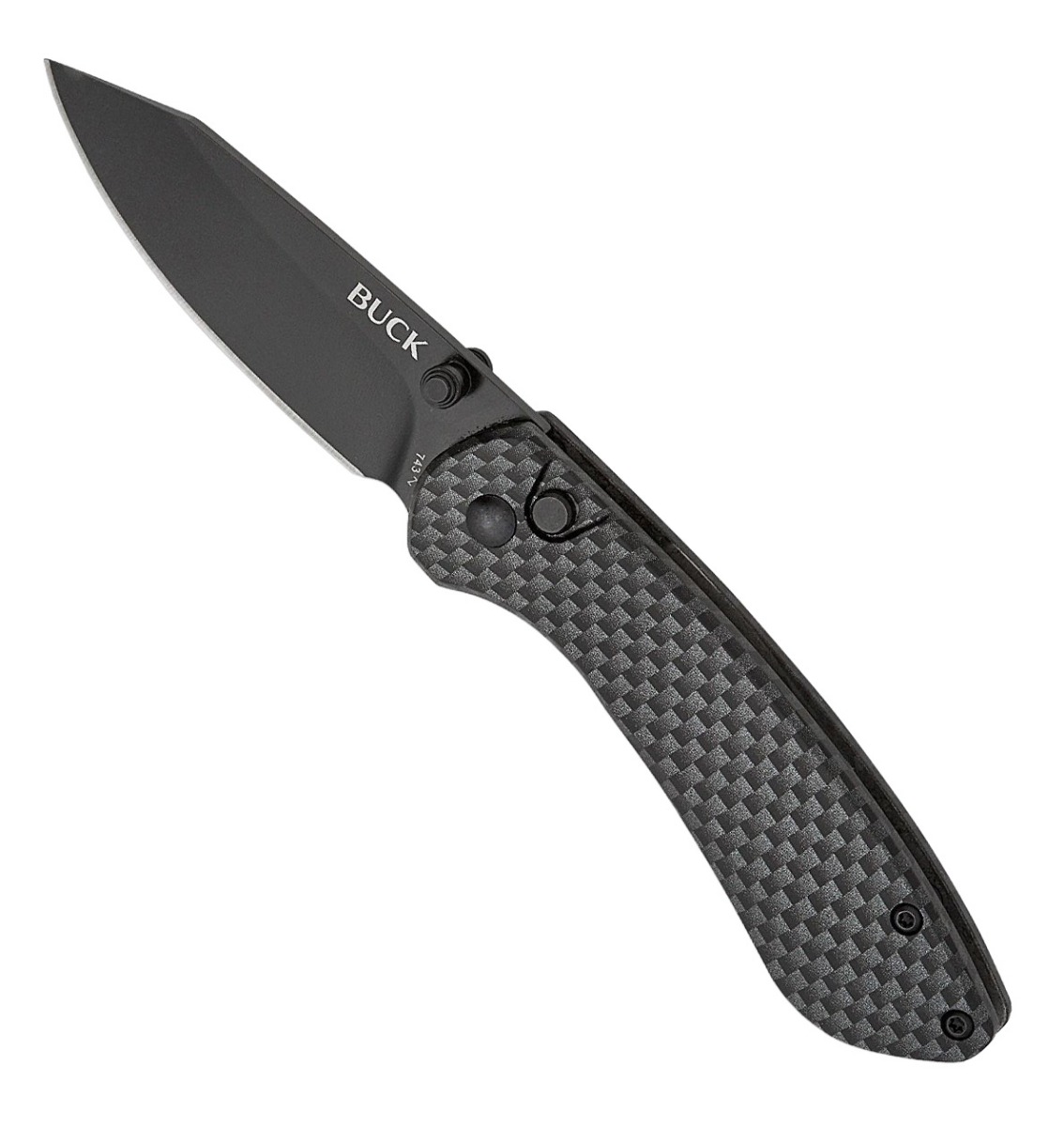 Buck Knives Buck Mini Sovereign Folding Clip Point Knife, Carbon Fiber - 0743CFS-C