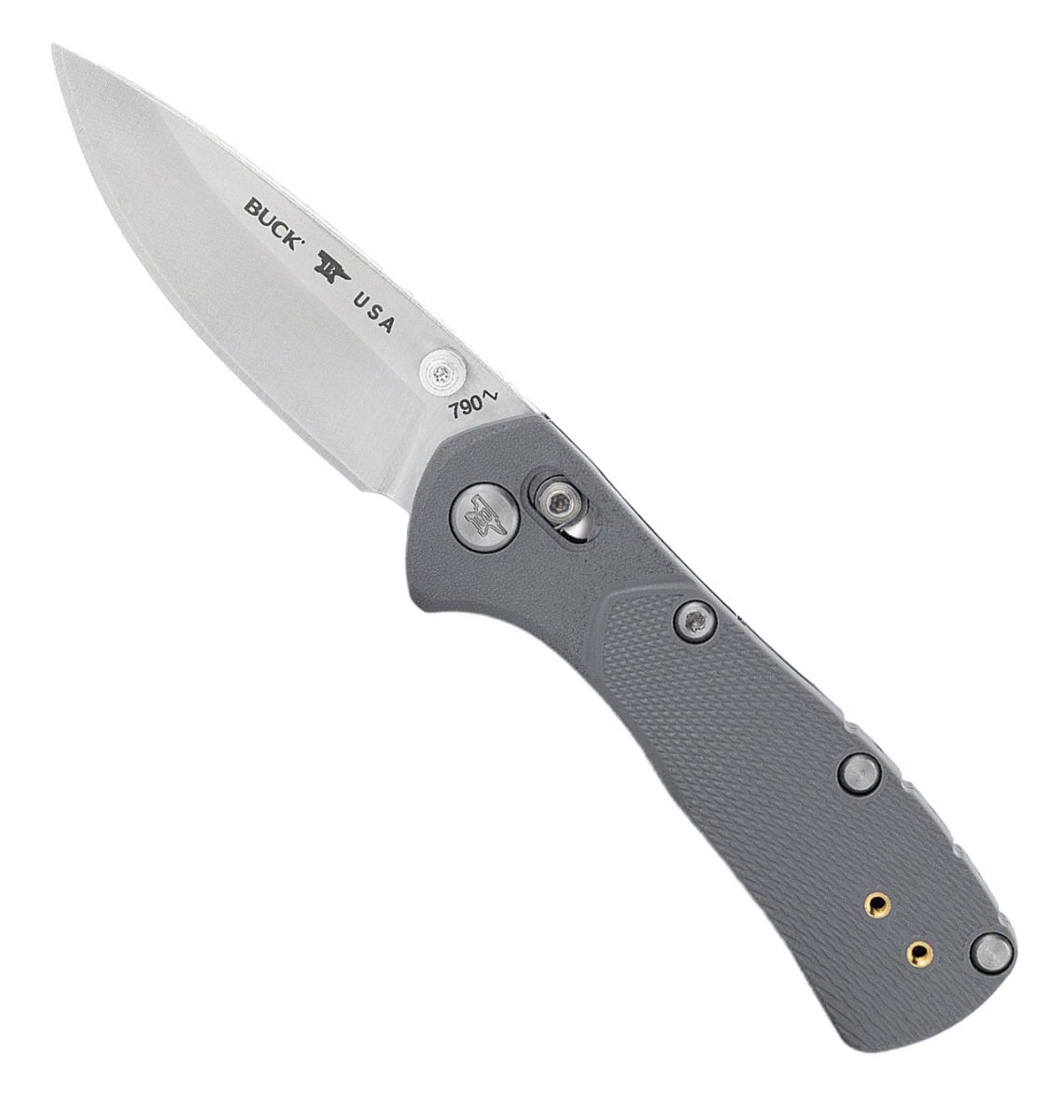 Buck Knives Buck Mini Range Pro Folding Drop Point Knife, Gray - 0790GYS1-B