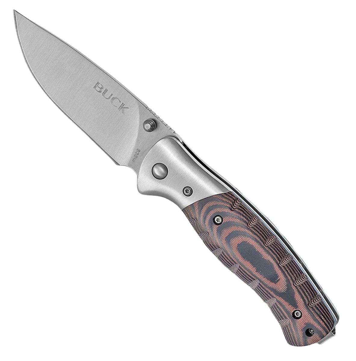 Buck Selkirk Folding Drop Point Knife, Black/Brown - 0835BRS-C