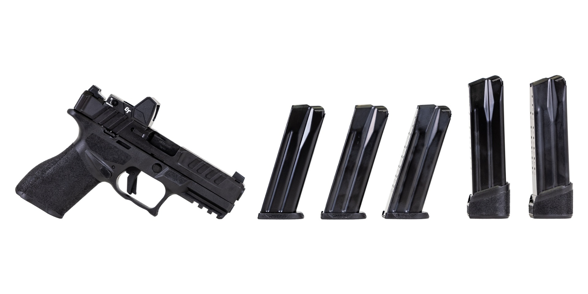 Springfield Echelon 4.0C Gear Up 9mm Pistol w/ (3)15rd / (2)18rd Mags and CT Green Dot Optic, Black - EC9409B-U-CT - Springfield Armory
