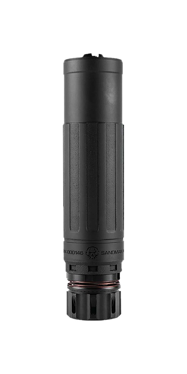 Dead Air Sandman X 7.62 Rifle Suppressor, Black - Dead Air