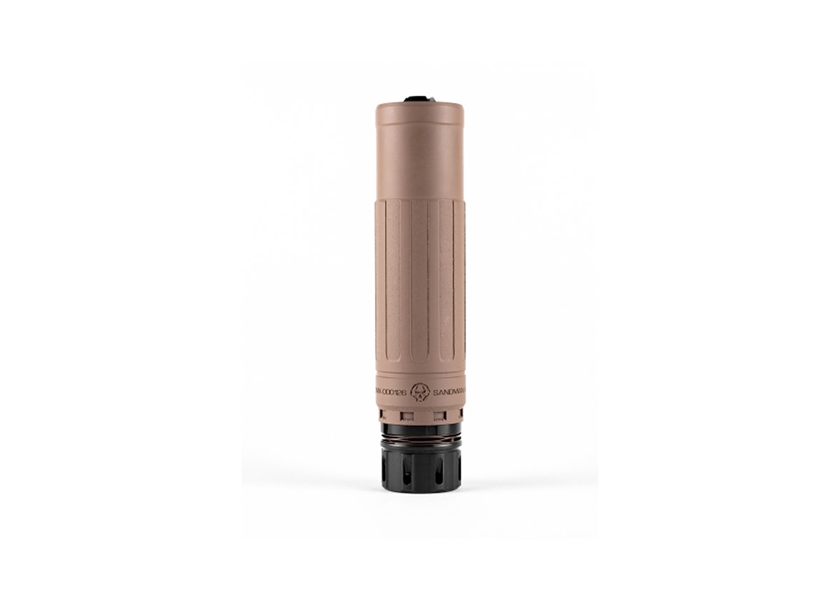 Dead Air Sandman X 7.62 Rifle Suppressor, Flat Dark Earth - Dead Air