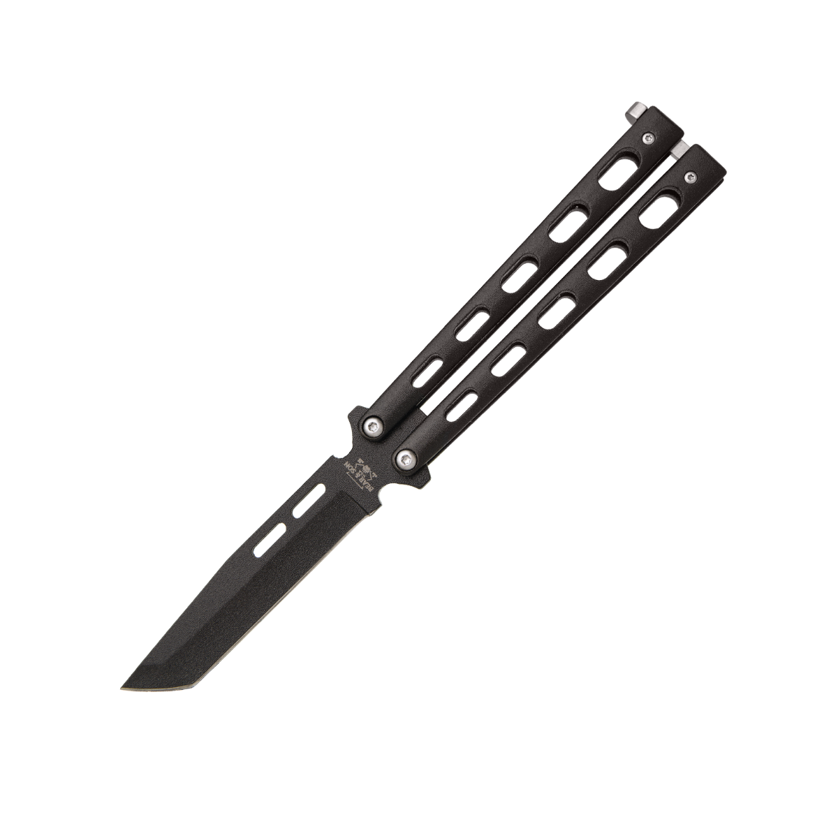 Bear & Son Buterfly Tanto Knife, Black - 115TANBCP - Bear & Son