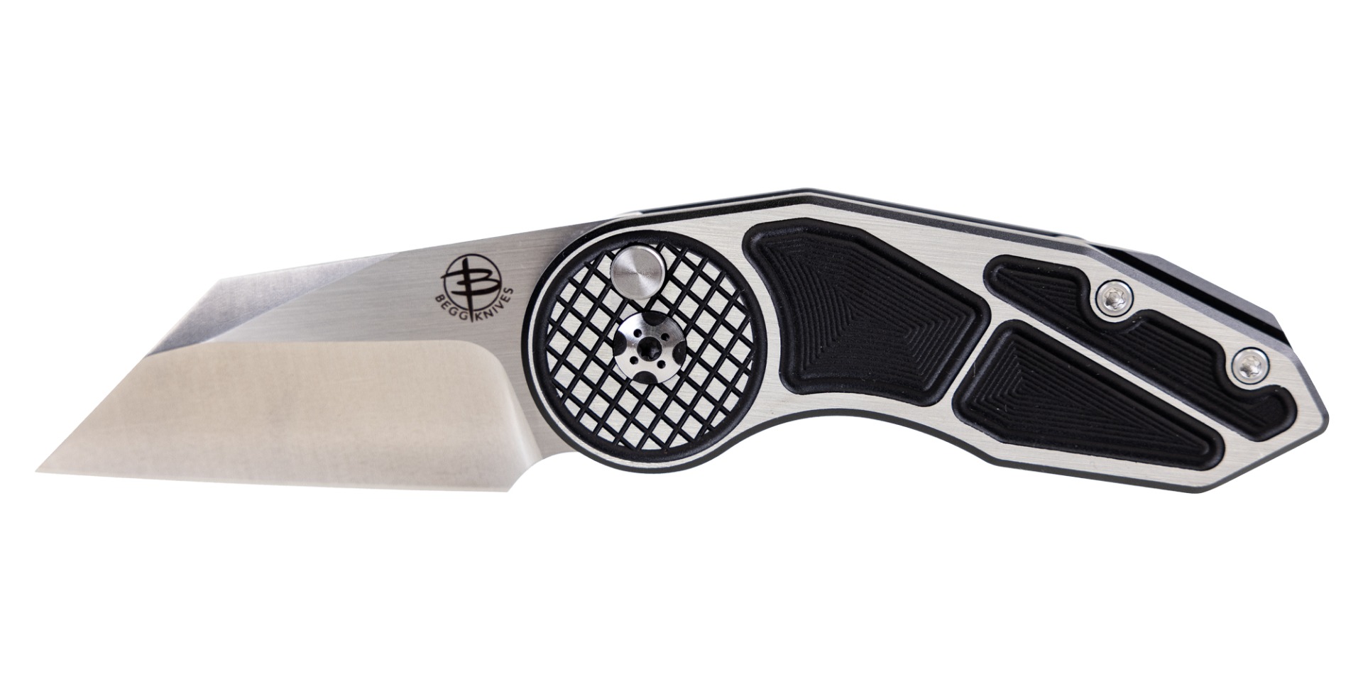 Begg Knives Micro Burst Folding Wharncliffe Knife, Black - BG060 - Begg Knives