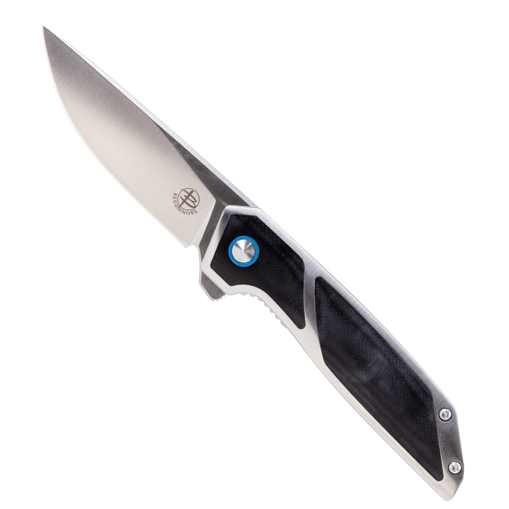 Begg Knives Begg Knives Diamici Linerlock Black G10 - BG013