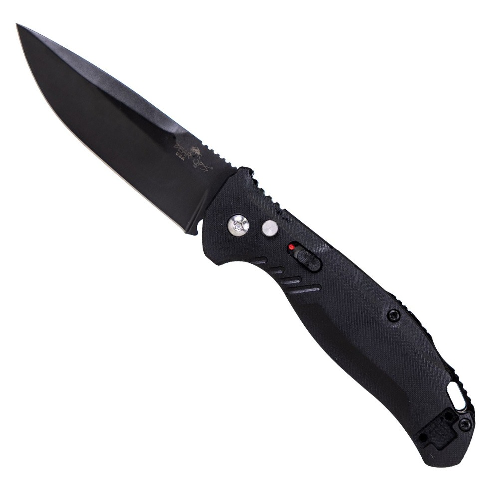 Bear Ops Bear & Son 4 1/4" Auto Bold Action XI W/ Black Blade - AC-1100-B4-B