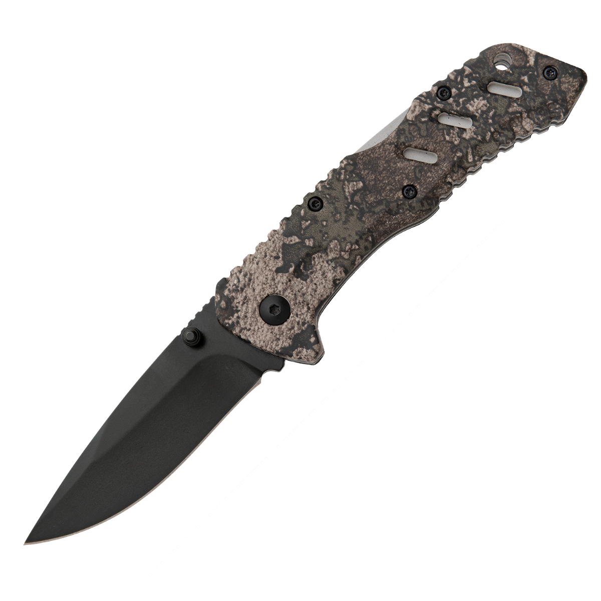 Bear & Son Edge Folding Drop Point Knife, TrueTimber Strata - 71834 - Bear & Son
