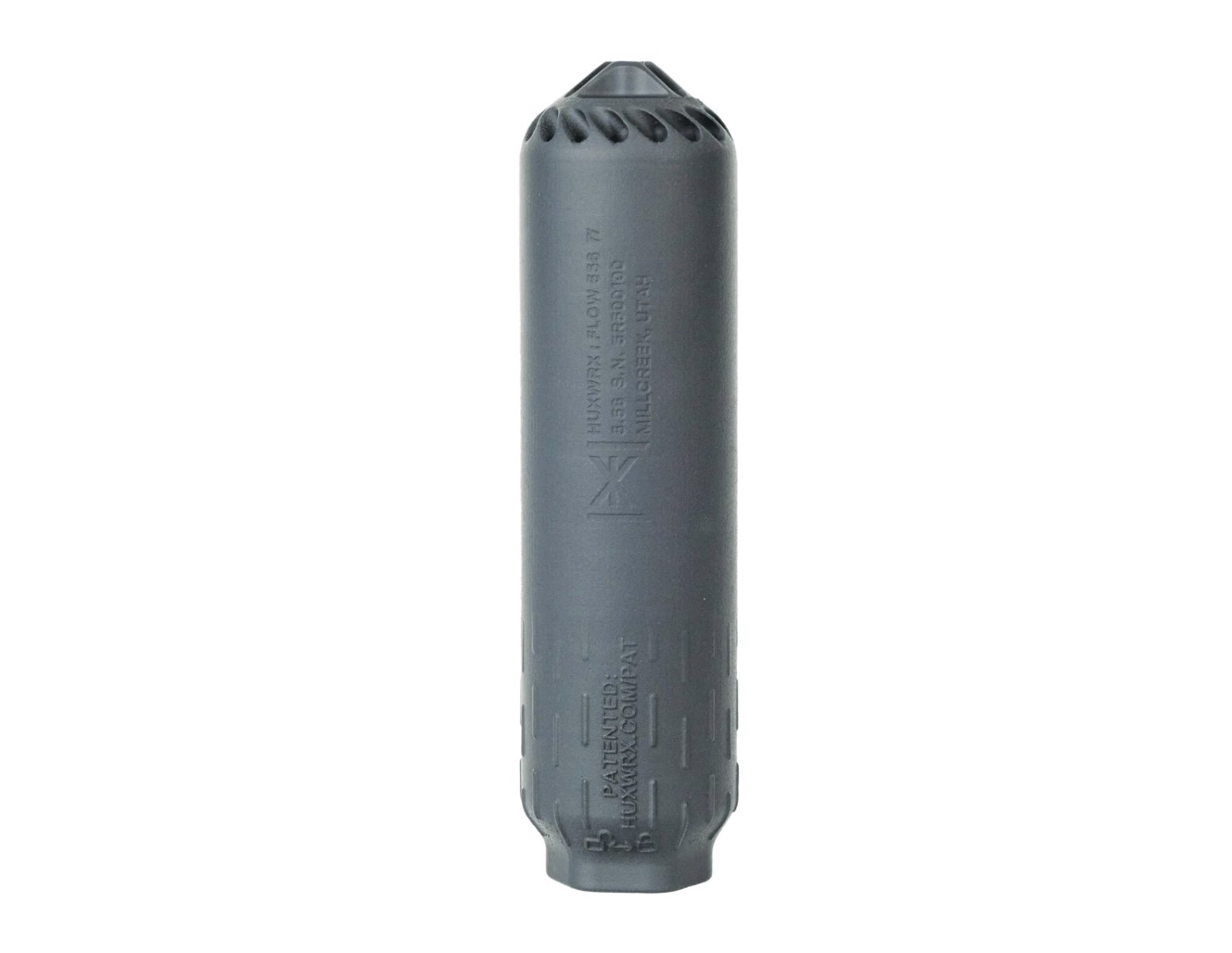 HUXWRX Flow 556 Ti Suppressor with 1/2x28 Flash Hider, Black